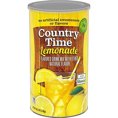 Country Time Lemonade Naturally Flavored Powdered Drink Mix 1 Count 63