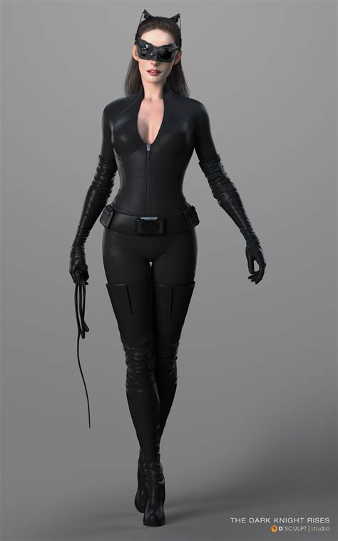 Catwomanfinal Dsculpt Studio Cosplay Woman Catwoman Cosplay Cat