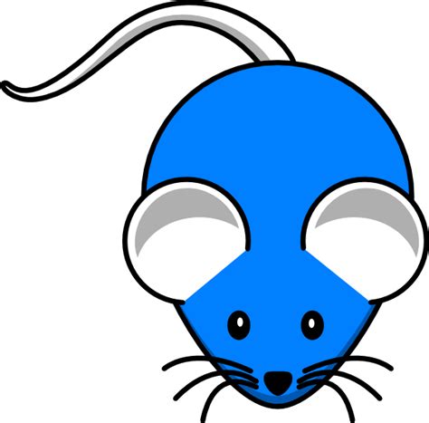 Blue Mouse Clip Art At Vector Clip Art Online Royalty Free