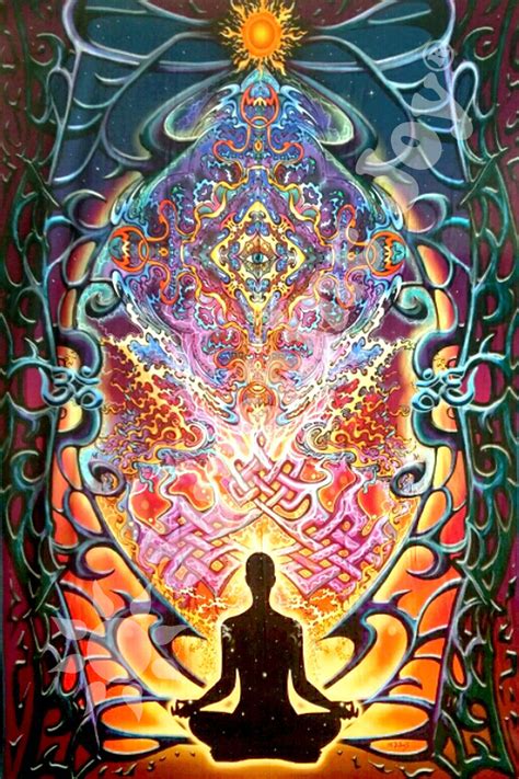 Mind Matrix Meditation Holographic Foil Poster 12x16 Inches