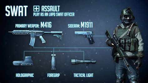 Swat Bf3 Assault Loadout And M416 Gameplay Youtube
