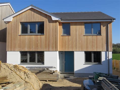Siberian Larch Cladding 45 Bed New Build In Rock Cornwall Wooden