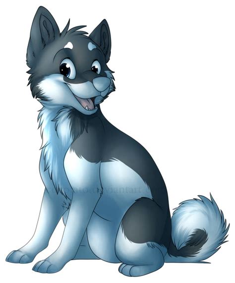 Adorable Cute Anime Wolf Pup Jule Freedom