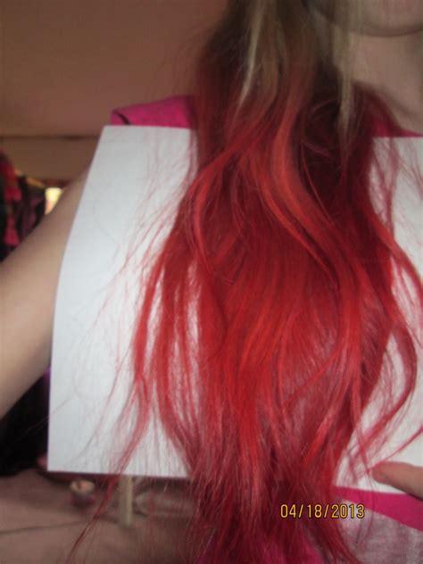 How To And Diy How To Dip Dye Hair Red In Ten Steps