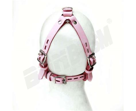 BDSM Pig Ball Gag Harness Quality Leather Non Toxic Silicone
