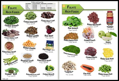 Folate Food Sources Eating At Least 2 Servings Of These Food Can Help