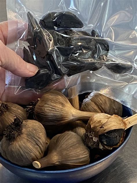 3 Oz Fermented Black Garlic Peeled Windswept Farm Re Farm Café