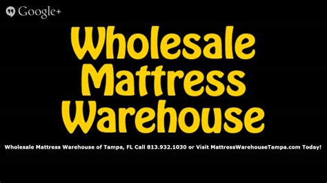 This line of mattresses offer exceptional quality and consistency. Mattress Stores Tampa FL Discount Mattresses - YouTube