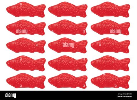 Red Swedish Fish Candy Stock Photo Alamy
