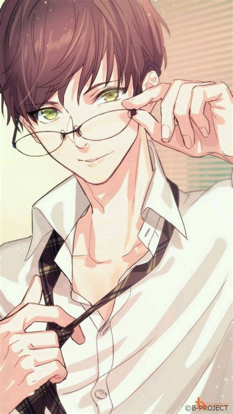 ผลการค้นหารูปภาพสำหรับ Anime Boy Brown Hair Glasses คาเร็คเตอร์