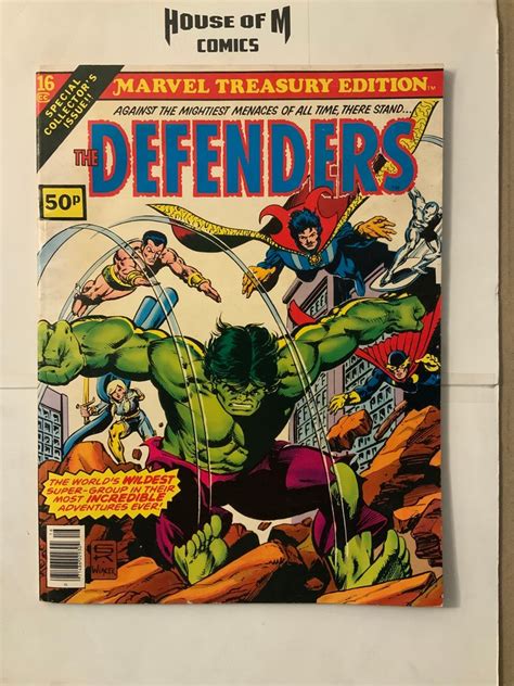 Defenders Marvel Treasury Edition 1978 16 Oversized Comic