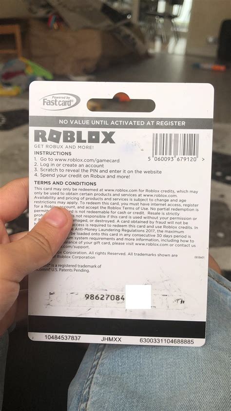 Roblox T Card Redeem Codes Yeskjlkj