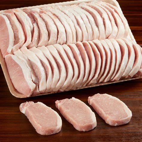 Kirkland Signature Pork Loin Top Loin Chop Boneless Thin Cut Costco
