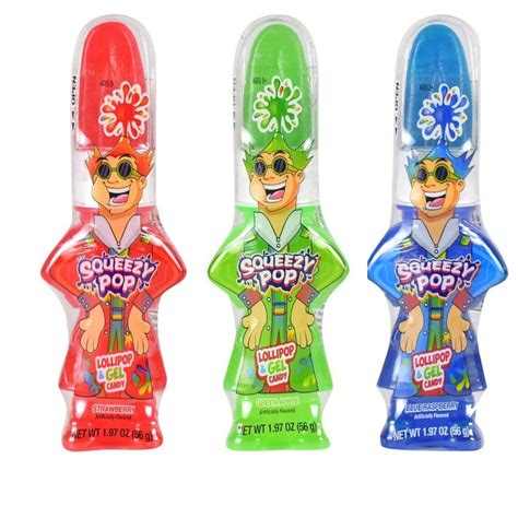 Mr Squeezy Pop Sour Candy 56g Candy Funhouse