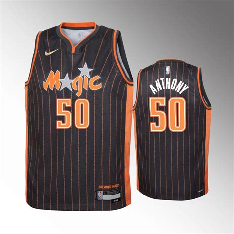 Shop Official Youth Orlando Magic Cole Anthony Black Jersey Nba 2021 22