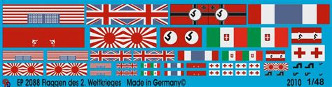 Flags Of The Ii World War Peddinghaus Decals 2088
