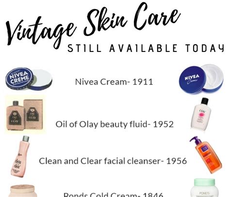 Vintage Skin Care Products That You Can Still Buy Va Voom Vintage