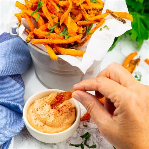 Any potato hash recipe is made better with sweet potatoes, and from there, you can add anything you want. Sweet Potato Fries Dipping Sauce - FoodCrazies