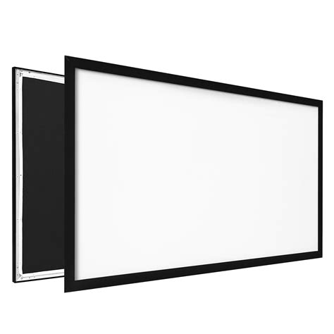 135 Inch Fixed Aluminum Frame Projector Screen Home Theatre Hd Tv Proj