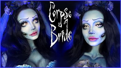 Corpse Bride Halloween Glam Makeup Tutorial Emily Youtube