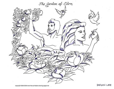 21 Garden Of Eden Coloring Page Free Coloring Pages