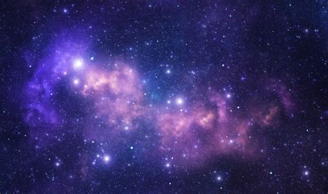 Purple Space Stars Stock Photo Download Image Now Outer Space