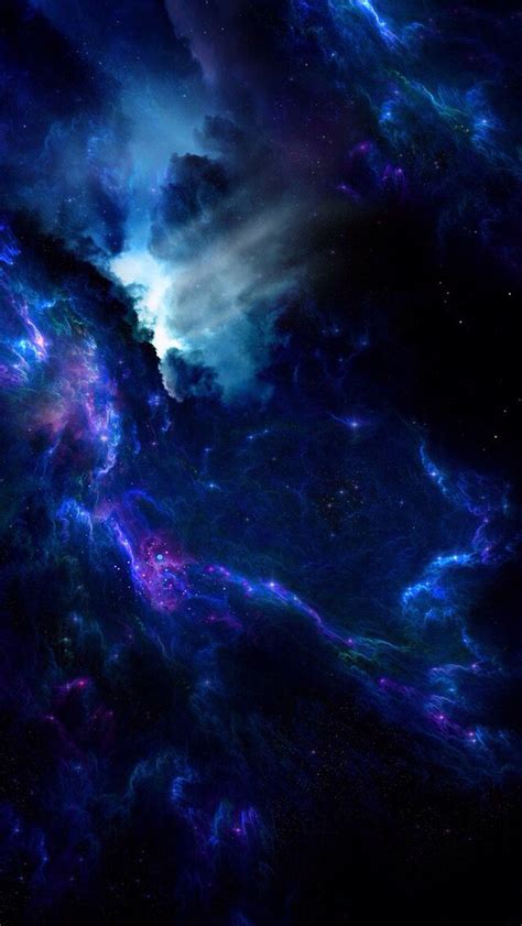 Hintergrund Galaxy Blau