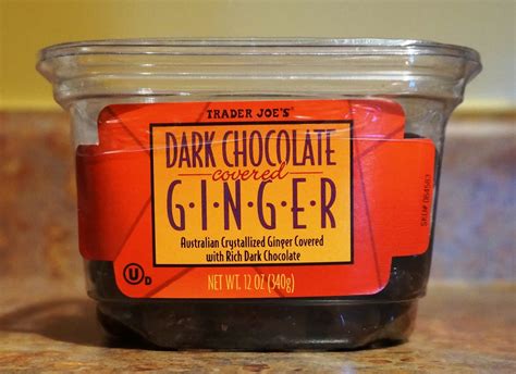 Exploring Trader Joes Trader Joes Dark Chocolate Covered Ginger