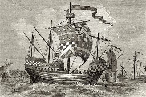 15th Century Warship Stock Image C0248631 Science Photo Library