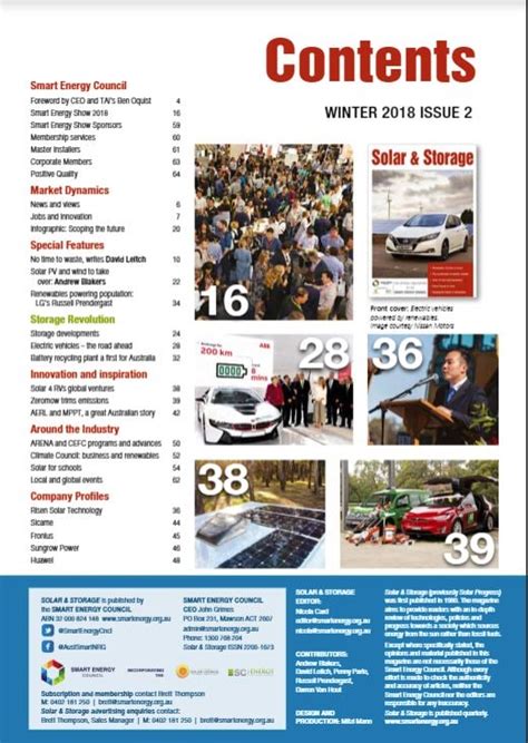 editorial on lightweight solar in smart energy council magazine winter 2018 edition