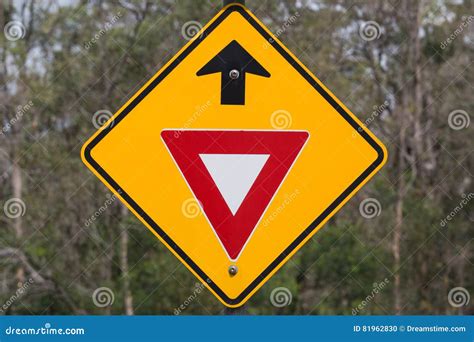 Give Way Road Sign Stock Illustrations 289 Give Way Road Sign Stock
