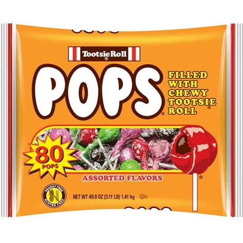 Tootsie Roll Pops Assorted Flavors 80 Count Bag