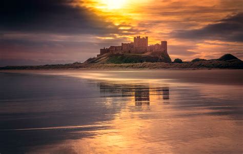 Free Images Sky Nature Water Sea Reflection Castle Sunset