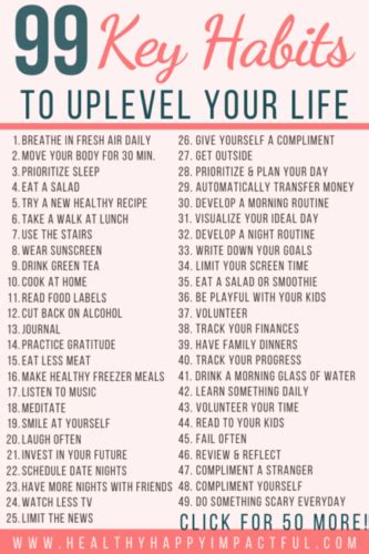The Best List Of Habits To Improve Your Life In 2023 Good Daily Habits