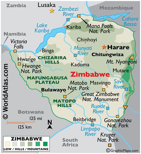 Zimbabwe, formerly rhodesia, is a country located in southern africa, just north of the tropic of capricorn, and almost entirely occupied by a plateau, at an altitude between 1,000 and 1,500 meters (3,300 and 4,900 feet), which tempers the climate. Zimbabwe Maps & Facts - World Atlas