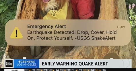 How The Shakealert Earthquake Early Warning System Works Cbs Los Angeles