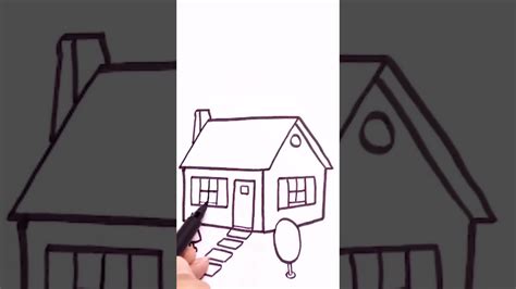 Comment Dessiner Une Maison Etape Par Etape Dessin How To Draw A