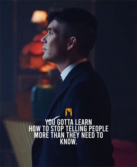 Tommy Shelby Peaky Blinders Peaky Blinders Quotes Gangster Quotes Godfather Quotes