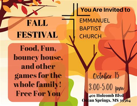Fall Festival Emmanuel Baptist Church
