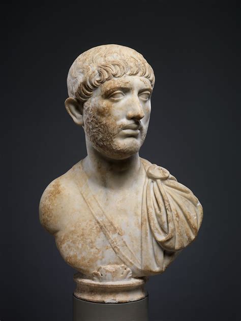 Marble Portrait Bust Of A Man Roman Late Trajanic Or Early