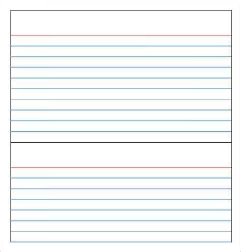 Free Printable Note Cards Template Printable Templates