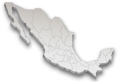 Download Mapa De Mexico 3d Png Mapa Mexico 3d Png Png Image With No