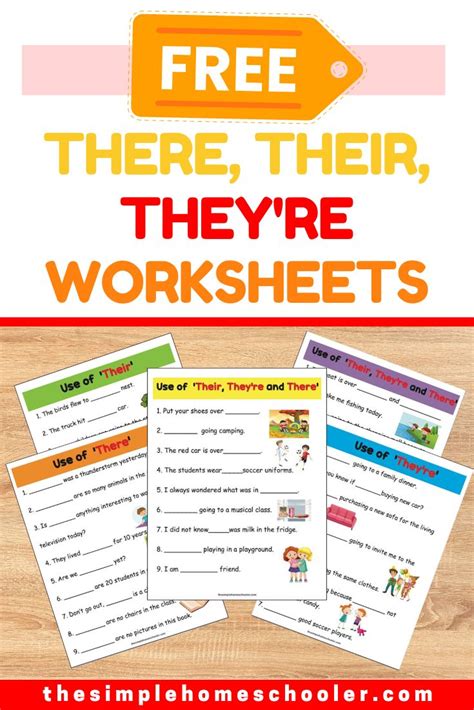 Mastering There Their And Theyre Free Worksheet Packet The