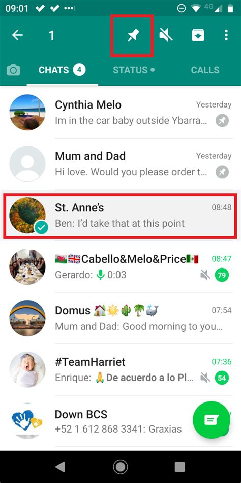 How To Pin Conversations In Whatsapp