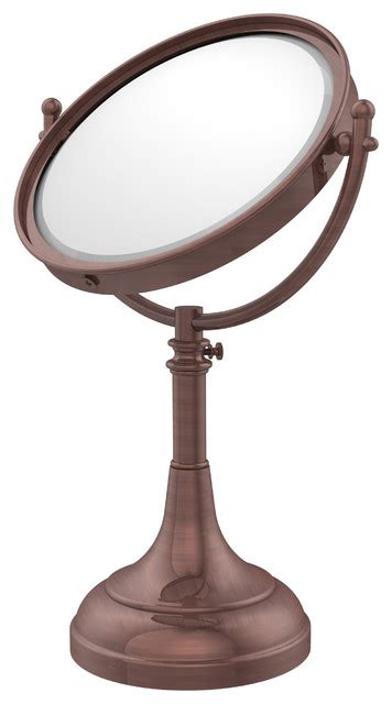 What is the standard height for lighting above a vanity mirror. Height Adjustable 8" Vanity Top Make-Up Mirror 3X ...