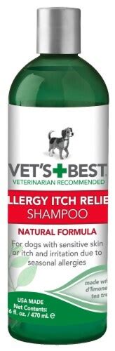 Vets Best Allergy Itch Relief Shampoo For Dogs 16 Fl Oz Kroger