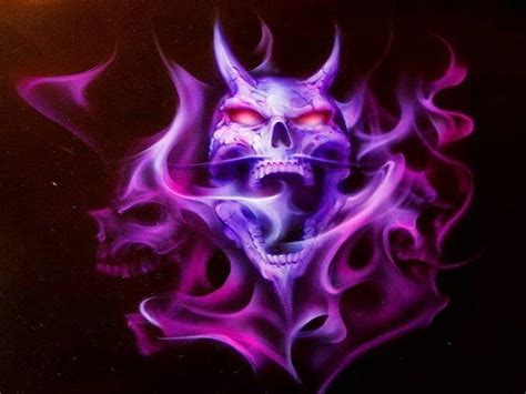1920x1080px 1080p Free Download Purple Skull Death Skull Dark Hd