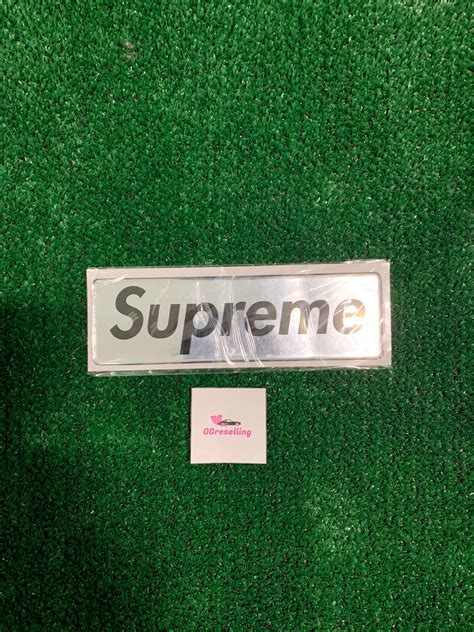 Supreme Supreme Plastic Box Logo Sticker Grailed