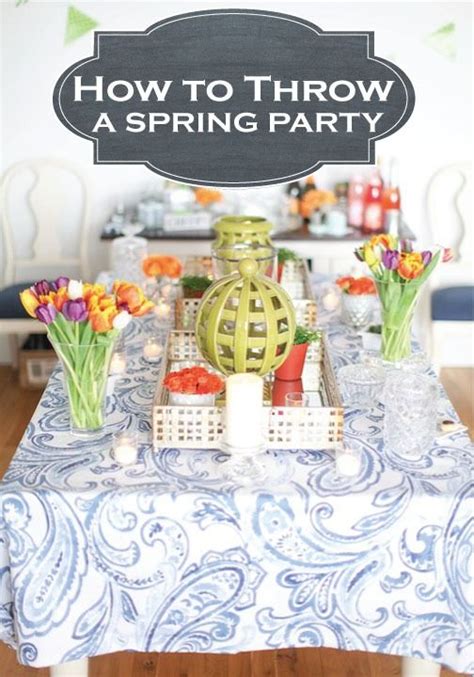 how to throw a spring fling spring fling party spring fling spring party