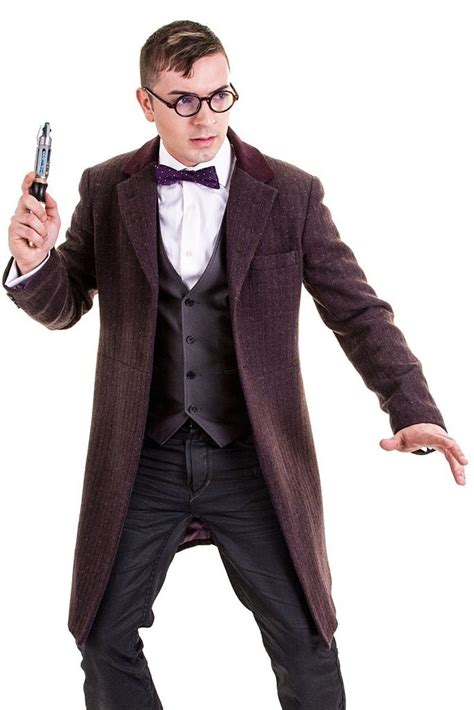 Doctor Who Eleventh Doctors Purple Coat Mens At Mighty Ape Australia